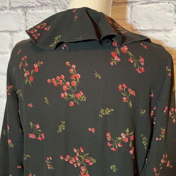 Vero Moda Parisan Short Wrap Long Sleeve Dress Size Small - Picture 7 of 16